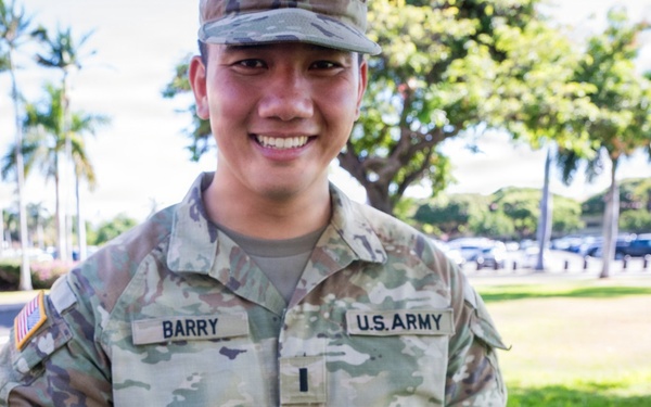 Soldier Spotlight - 94th Army Air and Missile Defense Command Officer gives back to his hometown school