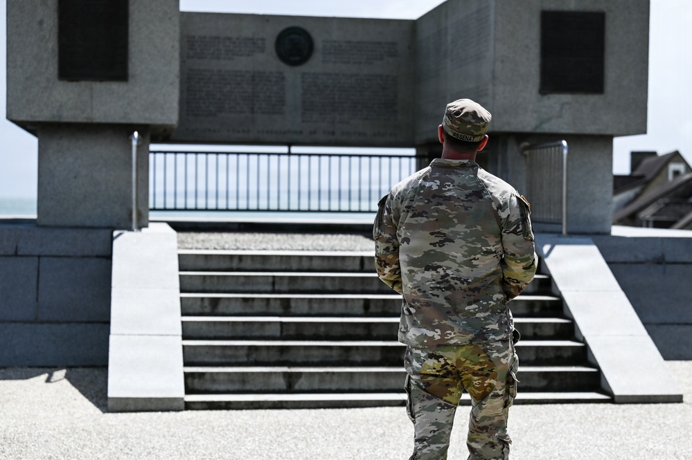 29th ID Soldiers visit Omaha Beach, American Cemetery in Normandy