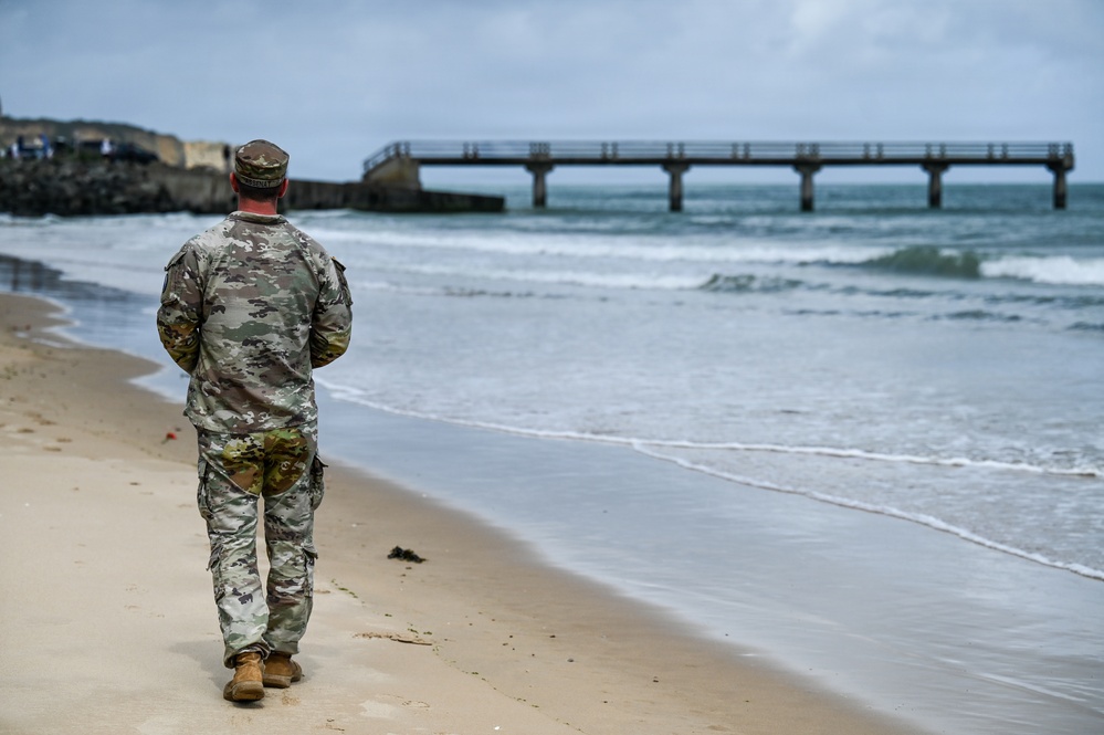 29th ID Soldiers visit Omaha Beach, American Cemetery in Normandy