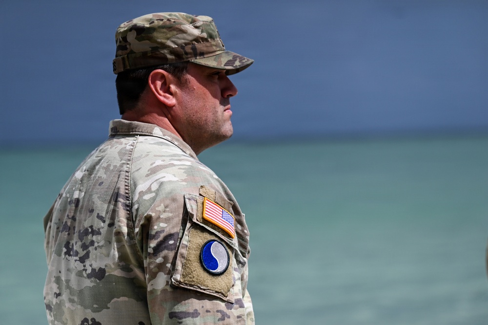 29th ID Soldiers visit Omaha Beach, American Cemetery in Normandy