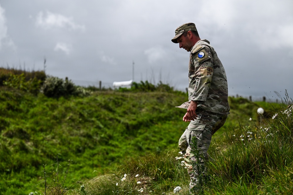 29th ID Soldiers visit Omaha Beach, American Cemetery in Normandy