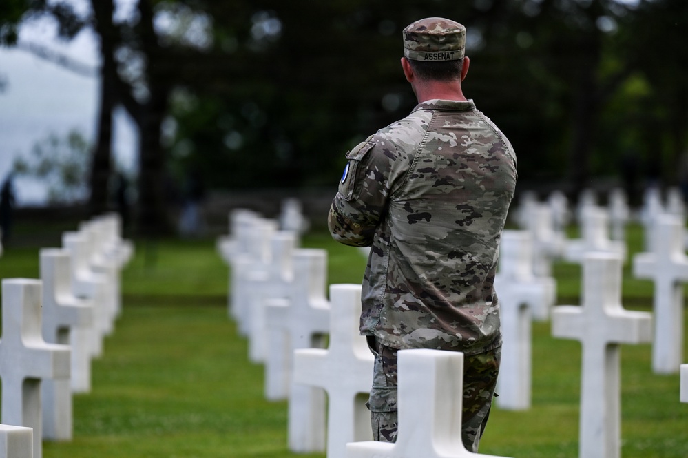 29th ID Soldiers visit Omaha Beach, American Cemetery in Normandy