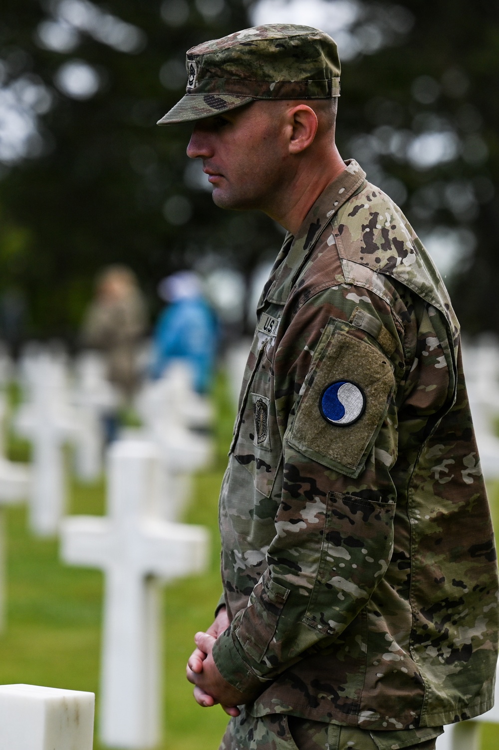 29th ID Soldiers visit Omaha Beach, American Cemetery in Normandy