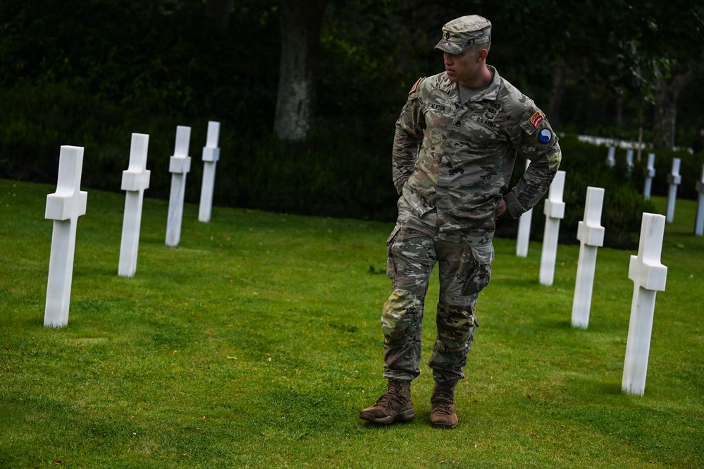 29th ID Soldiers visit Omaha Beach, American Cemetery in Normandy