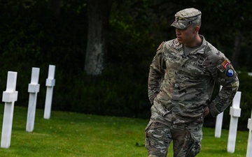 29th ID Soldiers visit Omaha Beach, American Cemetery in Normandy