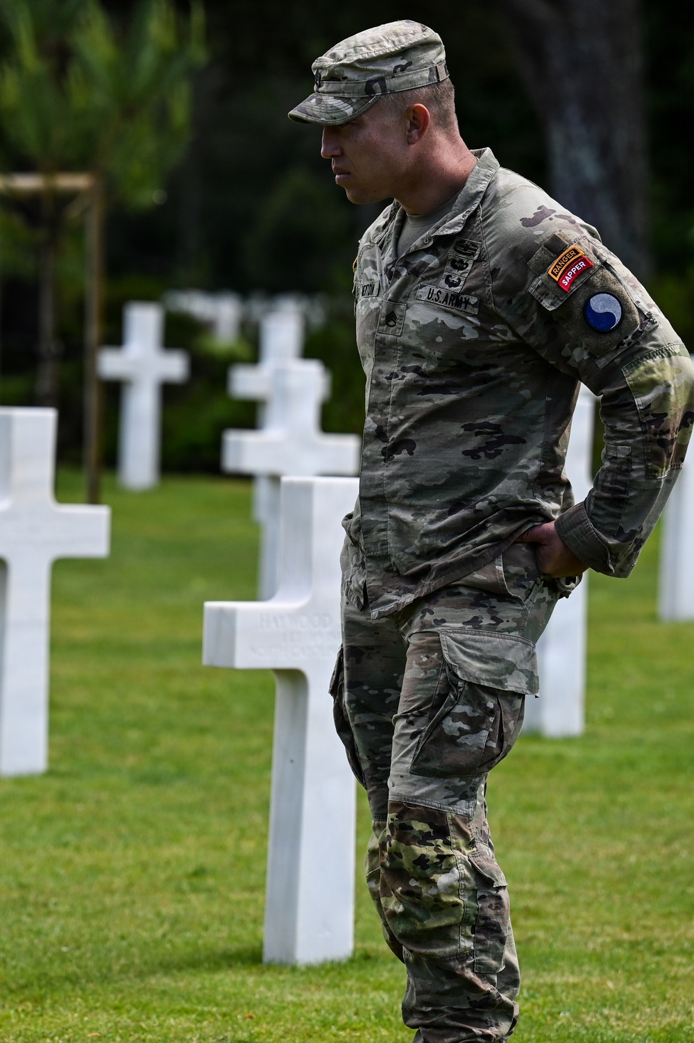 29th ID Soldiers visit Omaha Beach, American Cemetery in Normandy