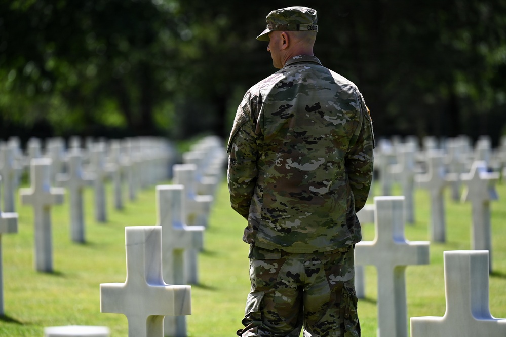 29th ID Soldiers visit Omaha Beach, American Cemetery in Normandy