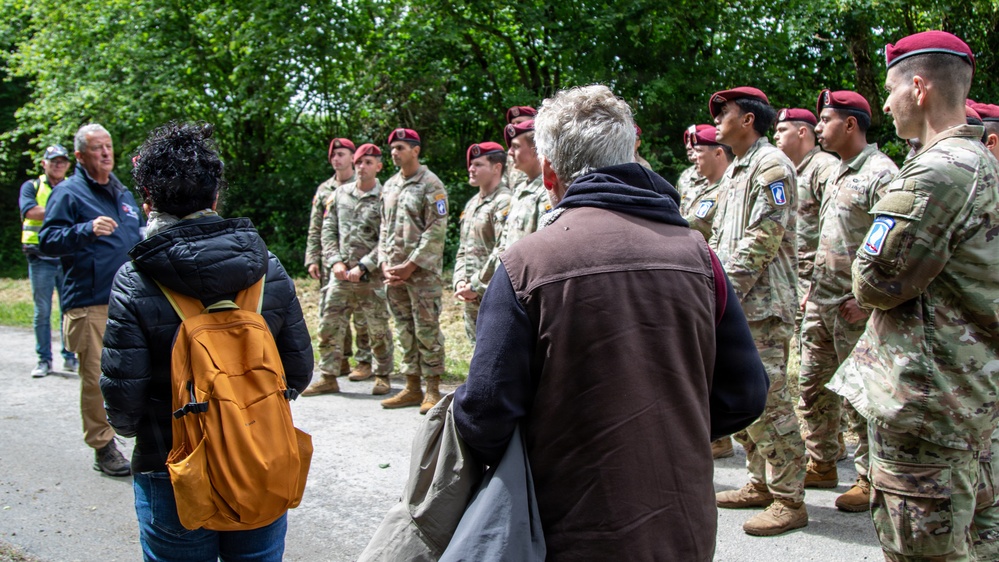 173rd Airborne takes historic walk at D-Day 82 commemoration in France