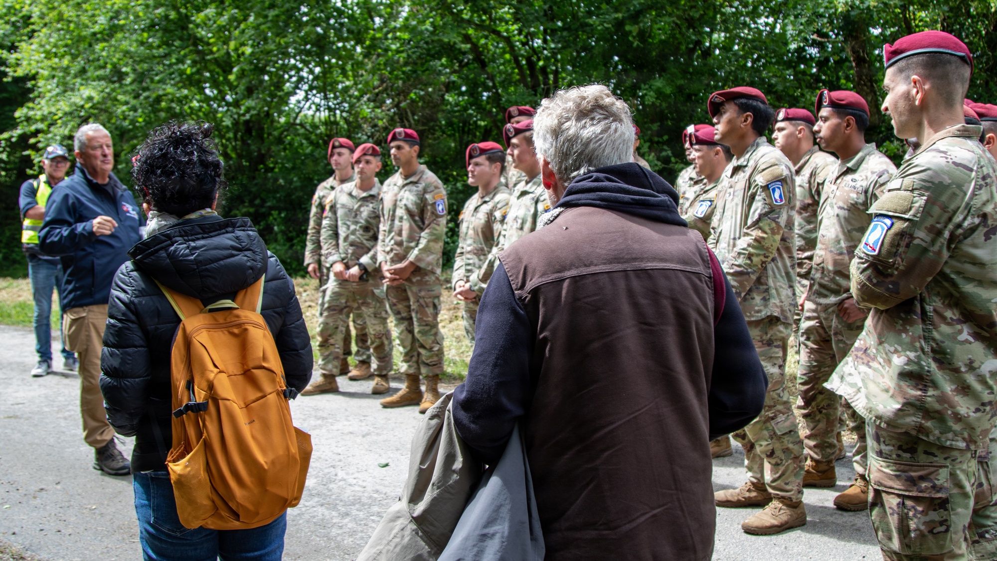 DVIDS - Images - 173rd Airborne takes historic walk at D-Day 82
