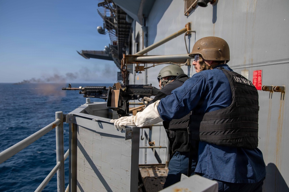 USS Makin Island Underway Gunshoot