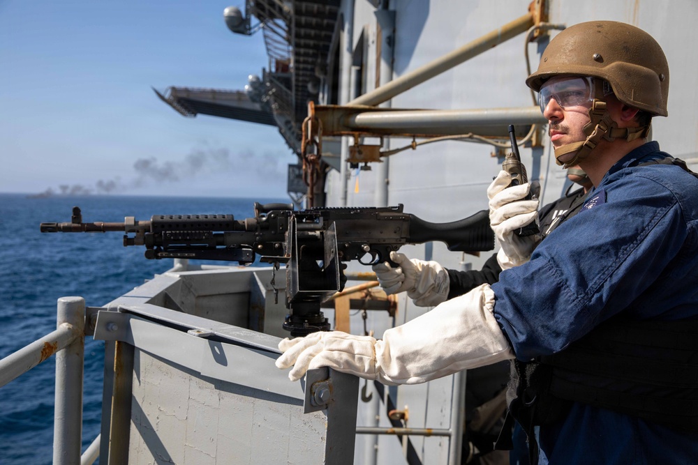 USS Makin Island Underway Gunshoot