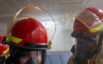 USS Makin Island GQ Fire Drill