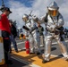 USS Makin Island Flight Deck Fire Drill