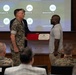 Lt. Gen. Leonard F. Anderson IV presents awards to civilians with Marine Corps Support Facility New Orleans