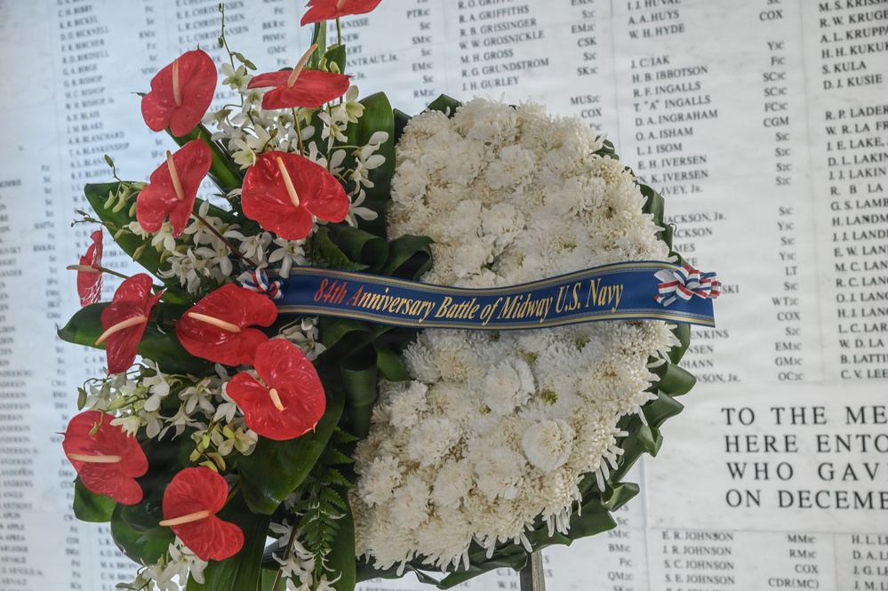 Joint Base Pearl Harbor-Hickam Battle of Midway 84th Anniversary Ceremony