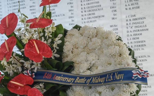 Joint Base Pearl Harbor-Hickam Battle of Midway 84th Anniversary Ceremony