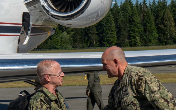 CNO and MCPON visit Naval Base Kitsap-Bangor