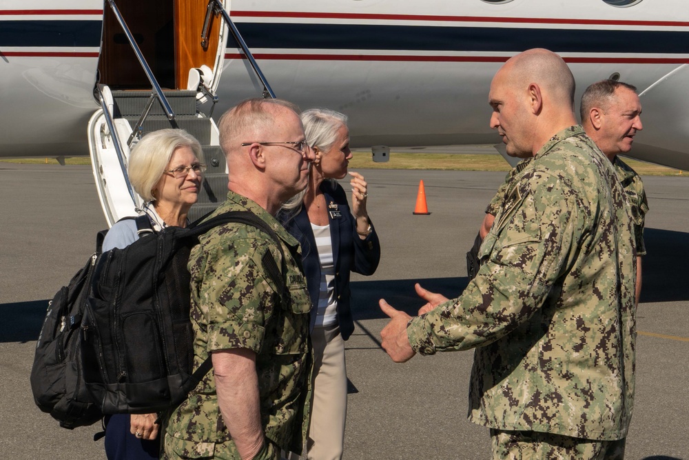 CNO and MCPON visit Naval Base Kitsap-Bangor