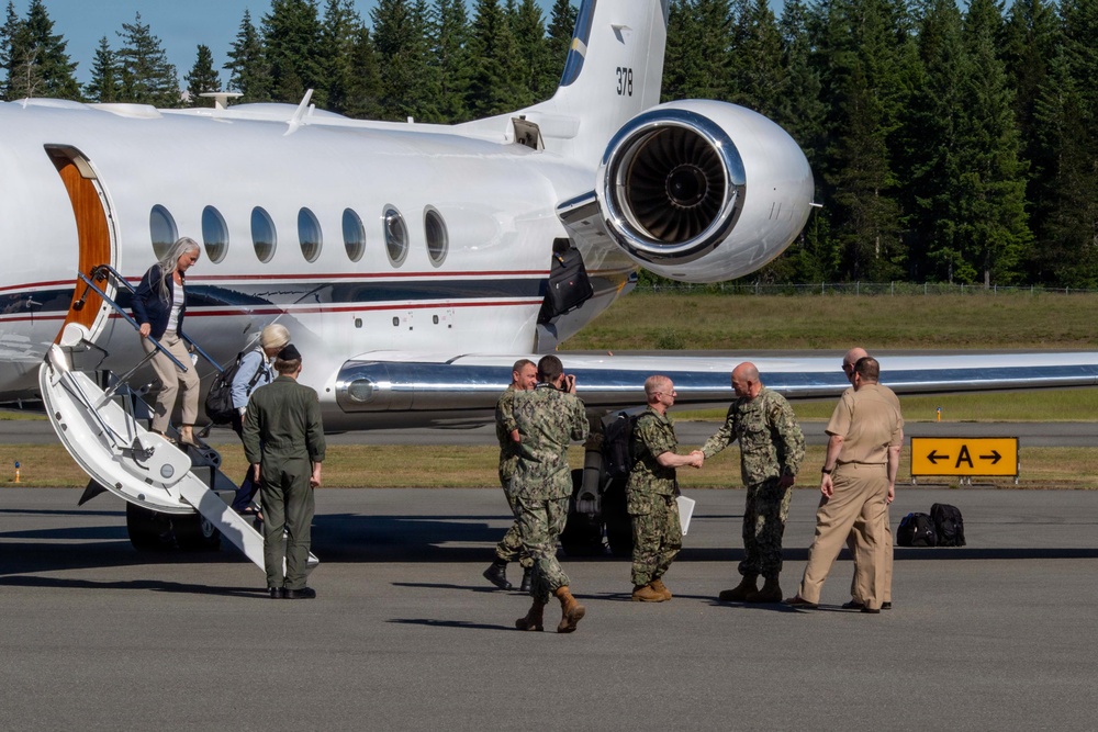 CNO and MCPON visit Naval Base Kitsap-Bangor