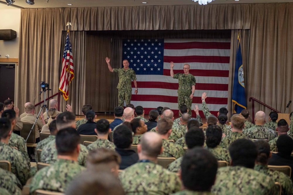 CNO and MCPON visit Naval Base Kitsap-Bangor