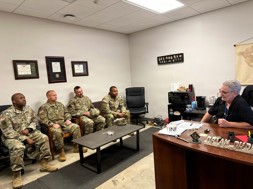 871st Troop Command Leaders Visit Red River Depot