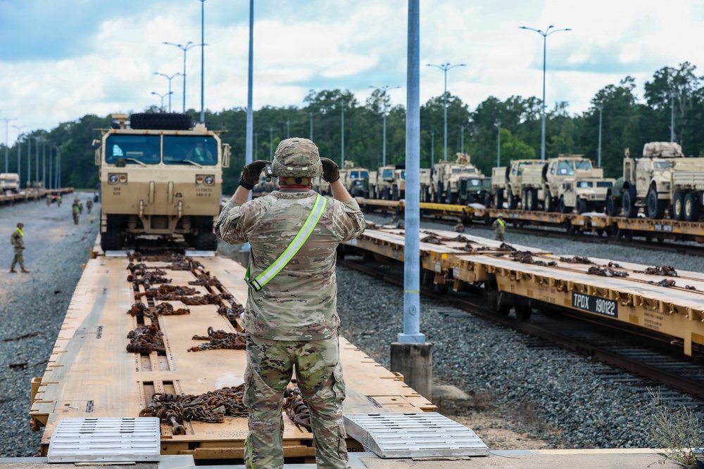 116th MBCT Soldiers, equipment arrive at JRTC