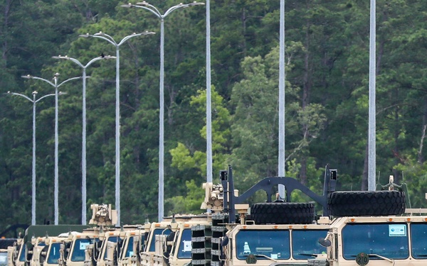 116th MBCT Soldiers, equipment arrive at JRTC