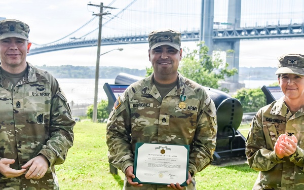 Fort Hamilton Soldier Earns Army Commendation Medal Before Final Departure