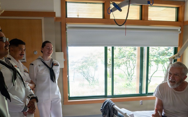 Sailors Visit Portland VA Medical Center