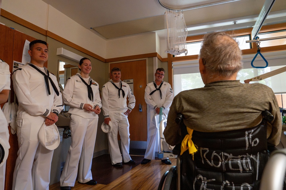 Sailors Visit Portland VA Medical Center