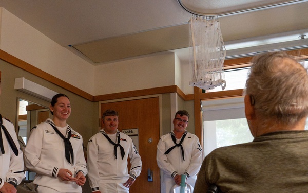 Sailors Visit Portland VA Medical Center