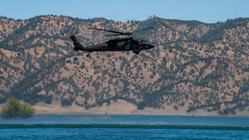 Travis Airmen complete water survival training at Lake Berryessa