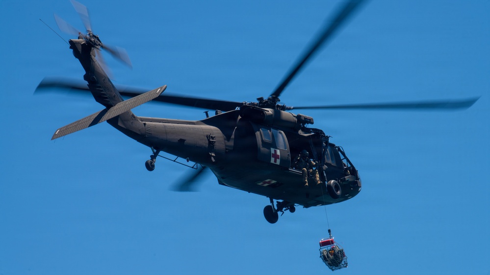 Travis Airmen complete water survival training at Lake Berryessa