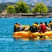 Travis Airmen complete water survival training at Lake Berryessa
