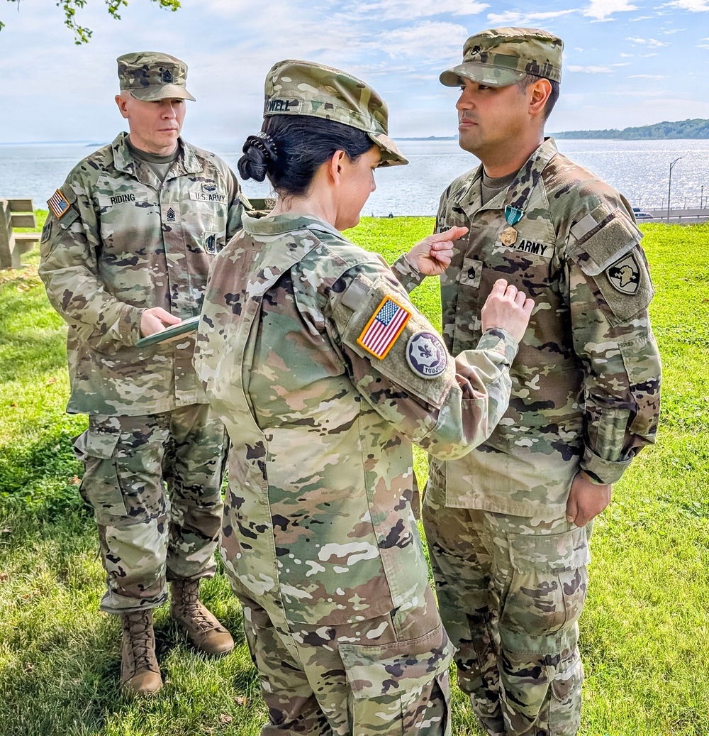 Fort Hamilton Soldier Earns Army Commendation Medal Before Final Departure