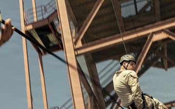 JTF-SB Marines, U.S. Border Patrol sustain rappel tower training