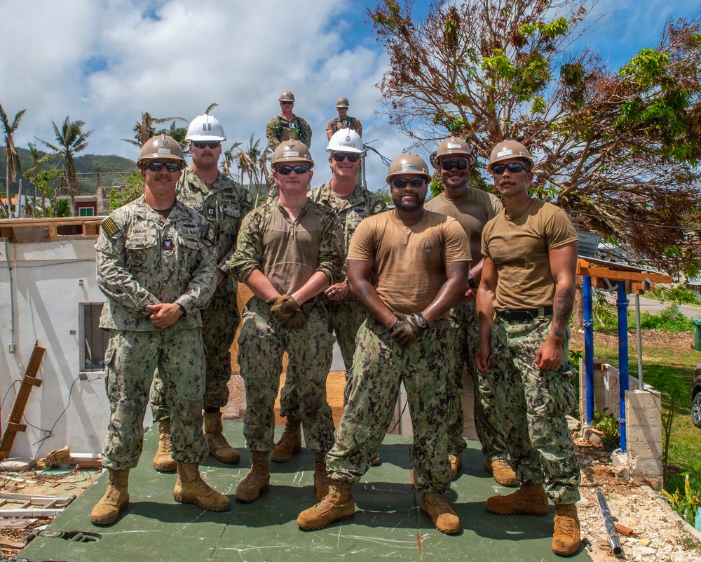U.S. Armed Forces Help Rebuild Saipan After Sinlaku