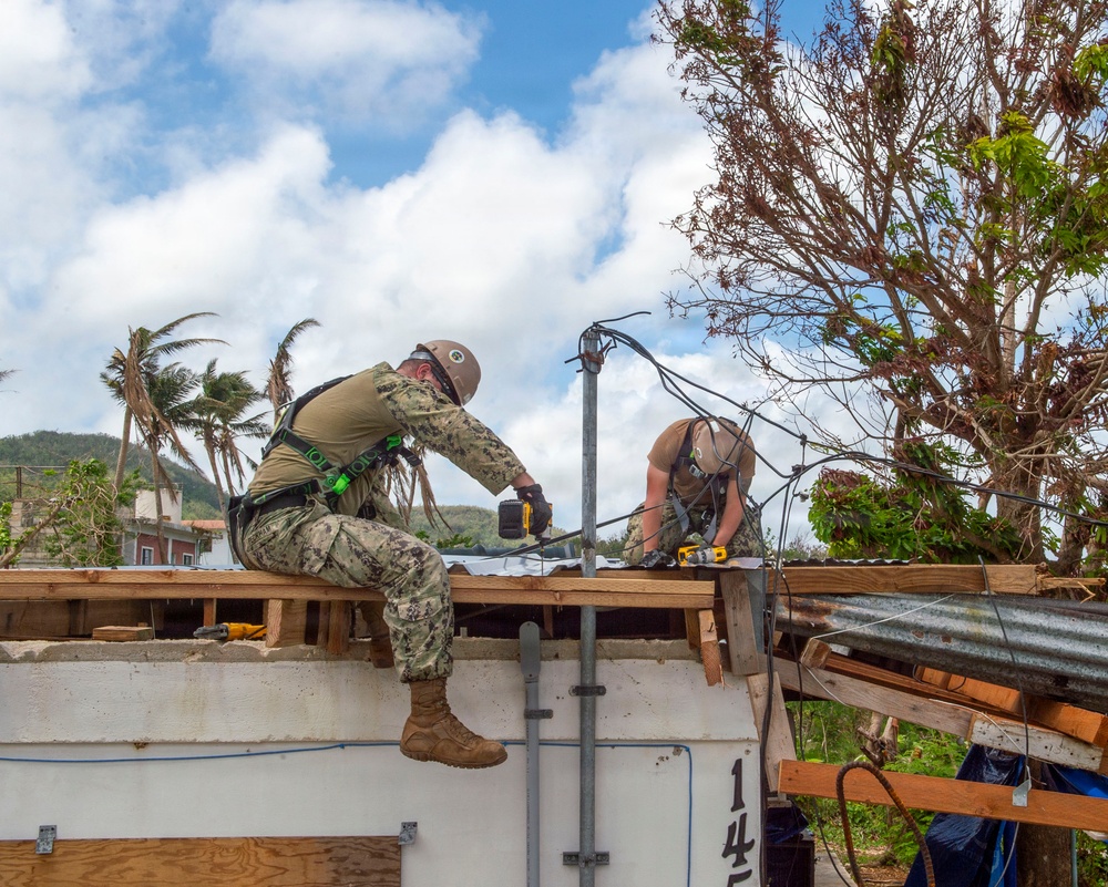U.S. Armed Forces Help Rebuild Saipan After Sinlaku