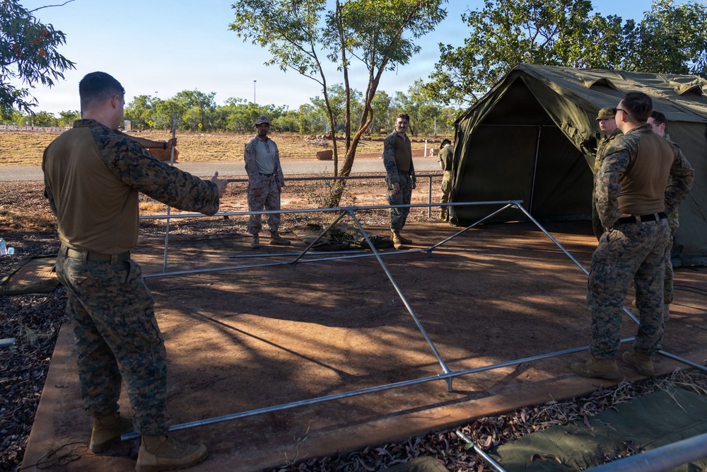 Exercise Diamond Storm 26: MRF-D, ADF prepare camp