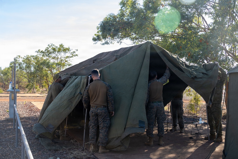 Exercise Diamond Storm 26: MRF-D, ADF prepare camp