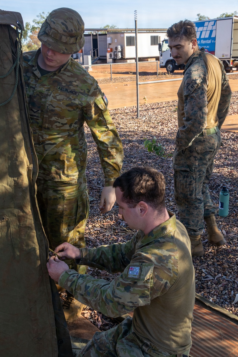 Exercise Diamond Storm 26: MRF-D, ADF prepare camp