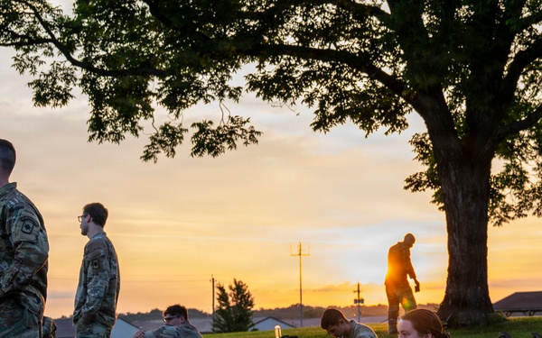 239th BEB Tests Their Combat Fitness At Chaffee