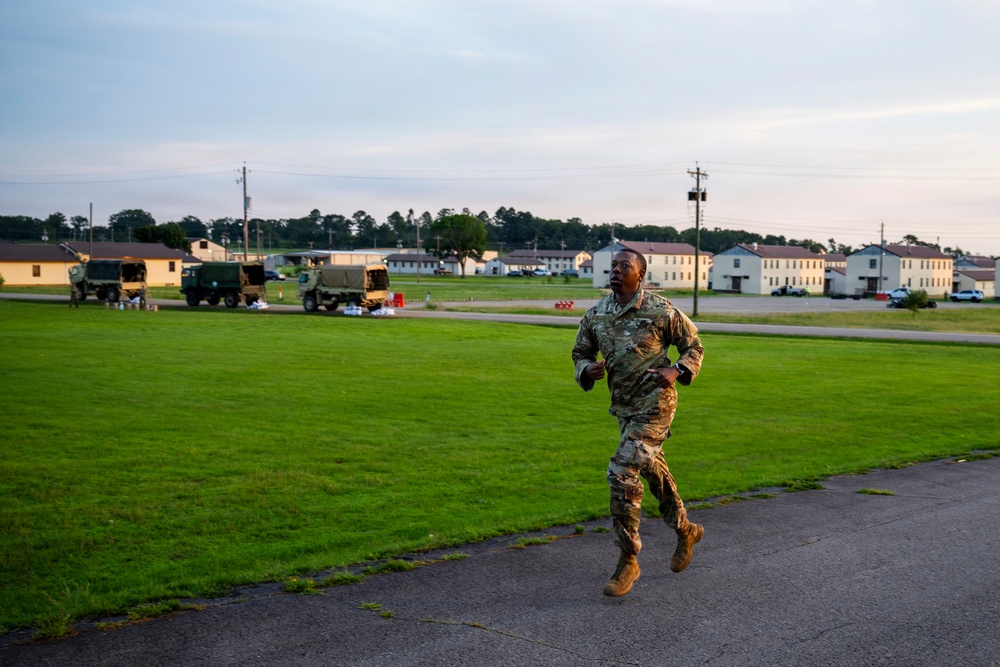 239th BEB Tests Their Combat Fitness At Chaffee