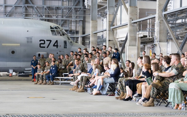 VMGR-152 hosts Change of Command ceremony