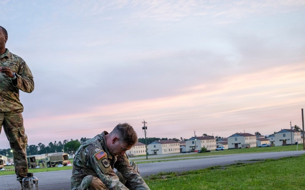 239th BEB Tests Their Combat Fitness At Chaffee