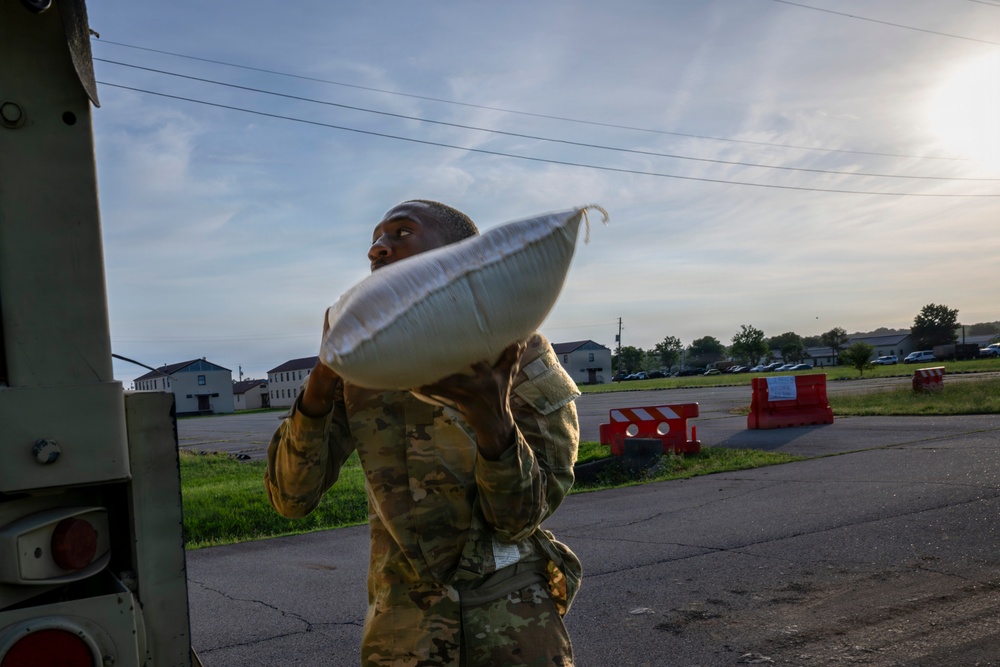 239th BEB Tests Their Combat Fitness At Chaffee