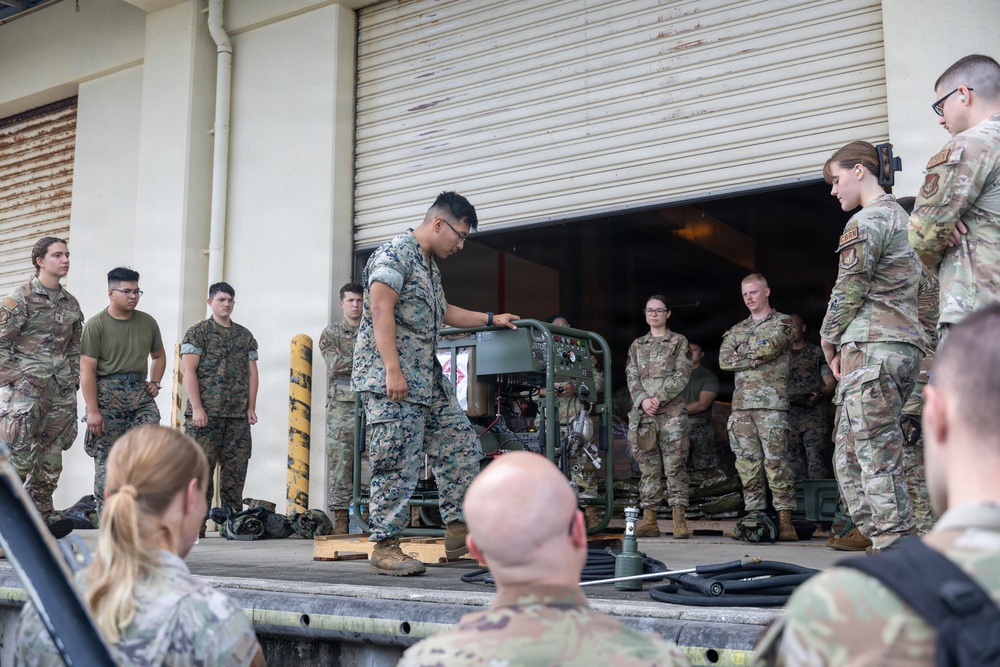 U.S. Marines, Airmen train during Toxic Wave 26
