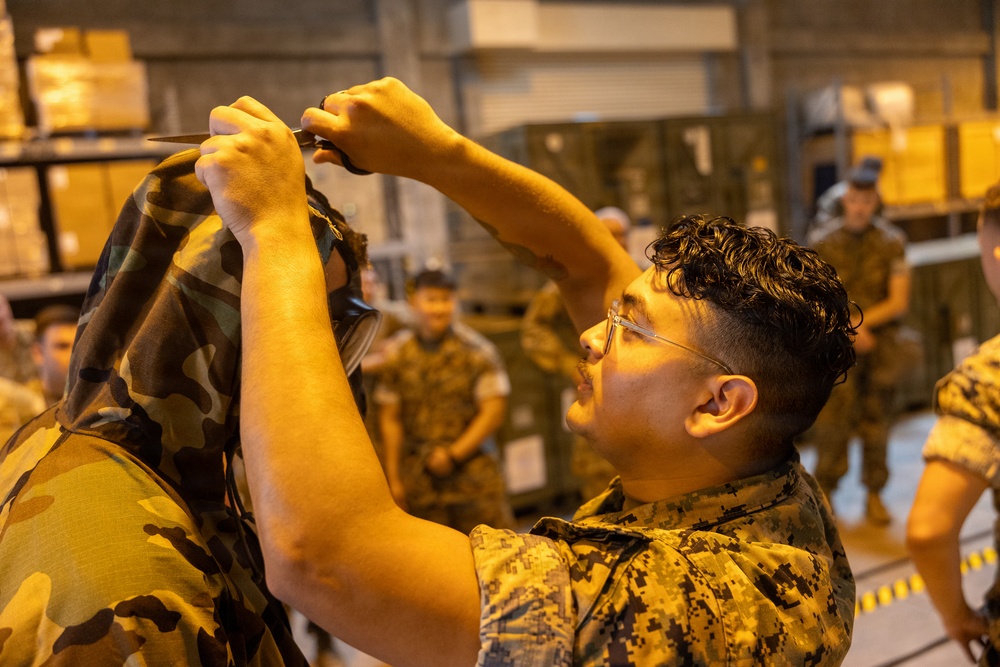 U.S. Marines, Airmen train during Toxic Wave 26