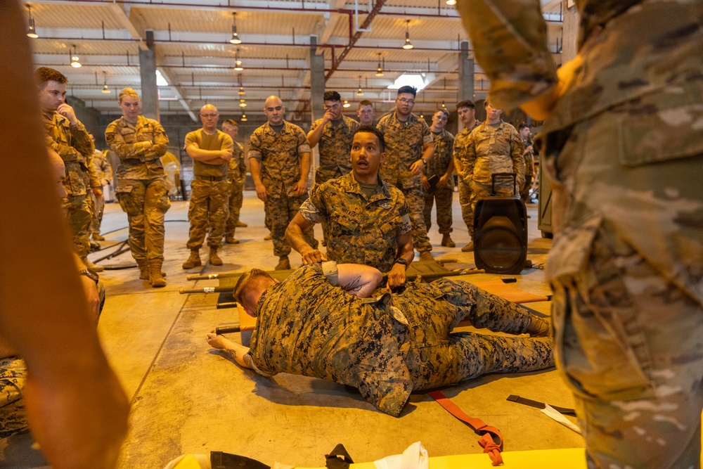 U.S. Marines, Airmen train during Toxic Wave 26