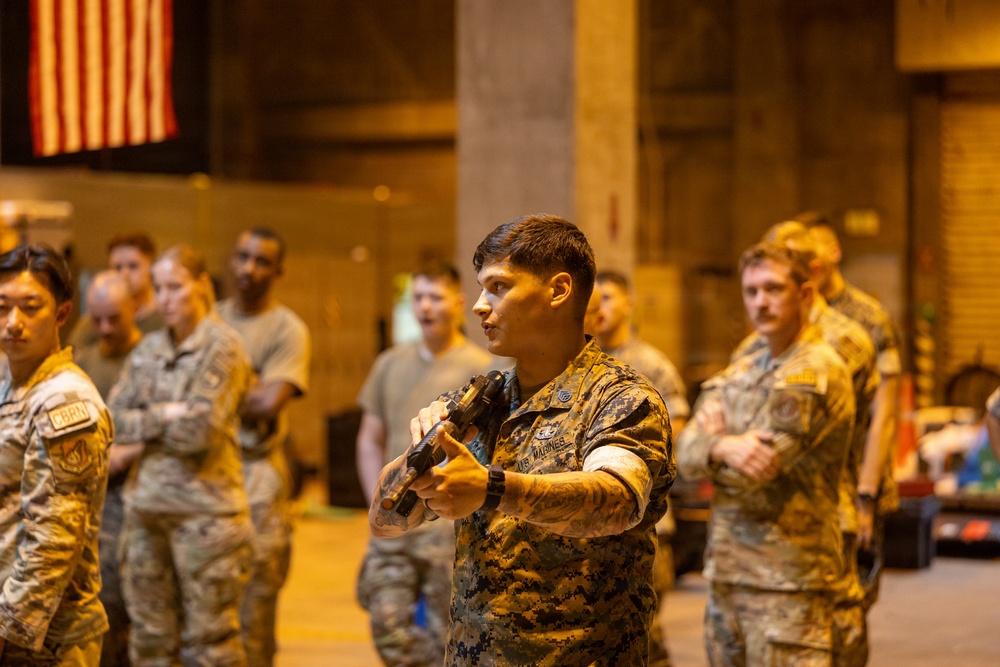 U.S. Marines, Airmen train during Toxic Wave 26